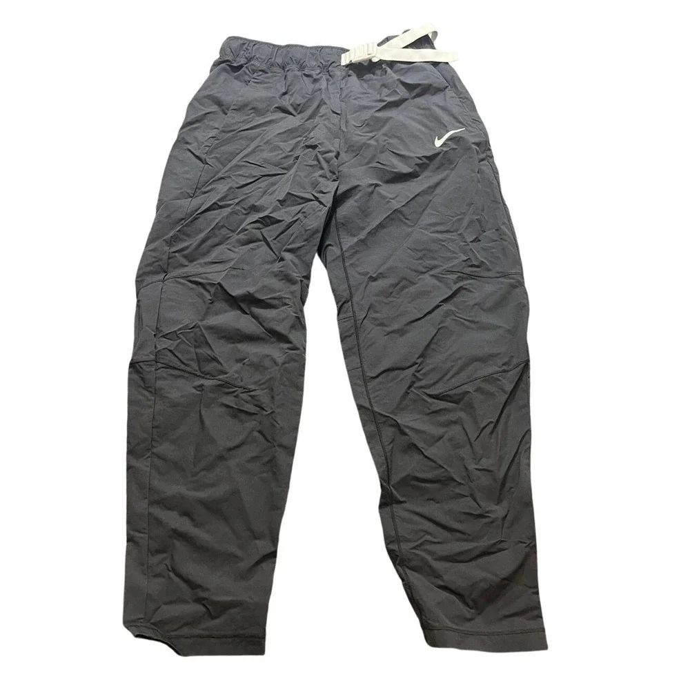 Nike Sportswear Tech Essentials Pants Womens S Black Nylon Buckle CU6018-010
